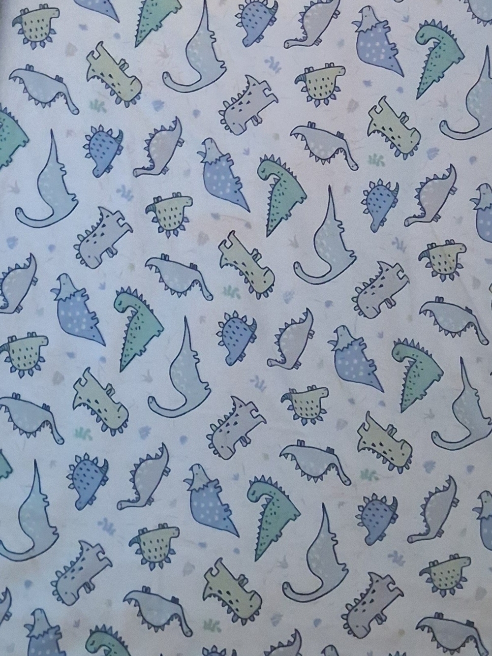 Baby Dino Print Cotton Fabric Top
